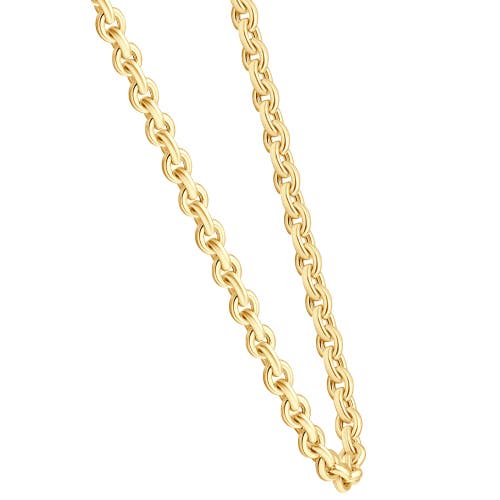 Bliss Diamond 24" Chain Necklace 32 Grams 7.5mm Thick In 14k Yellow Gold