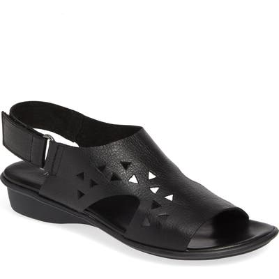 Sesto Meucci Evita Cutout Slingback Sandal, Black