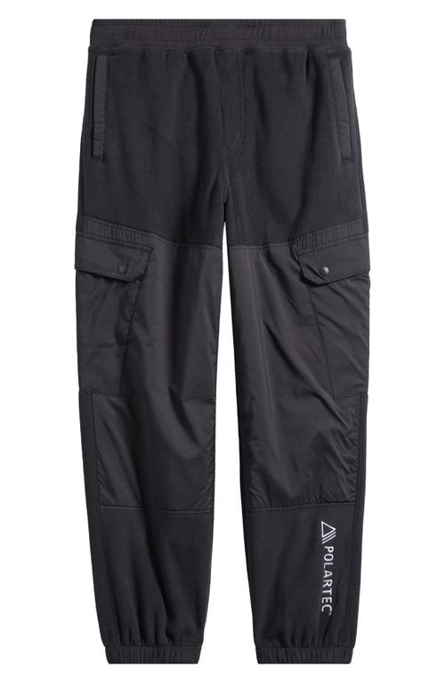 Shop Vans Mte Polartec Cargo Fleece Joggers In Black