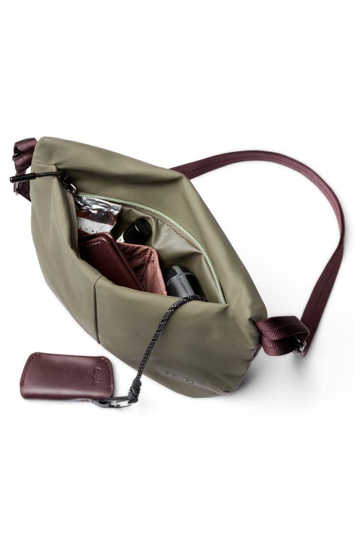 Shop Bellroy Laneway Crossbody Bag In Seakelp