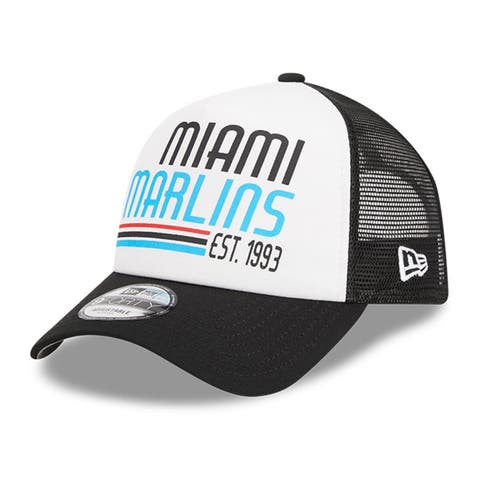 47 ' Blue Miami Marlins 2021 City Connect Captain Snapback Hat