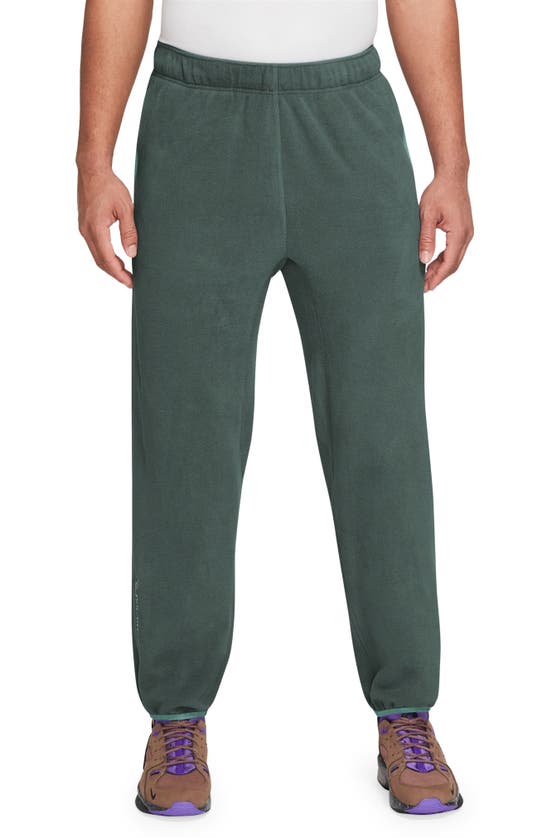Shop Nike Polar Fleece Sweatpants In Vintage Green/ Bicoastal