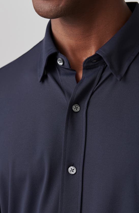 Shop Rhone Commuter Slim Fit Button-up Shirt In True Navy