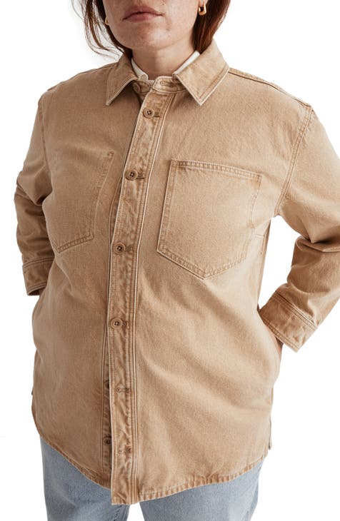 Women's Beige Shirt Jackets | Nordstrom