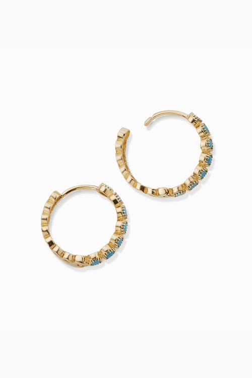 Shop Oradina 14k Yellow Gold Oasis Hoops