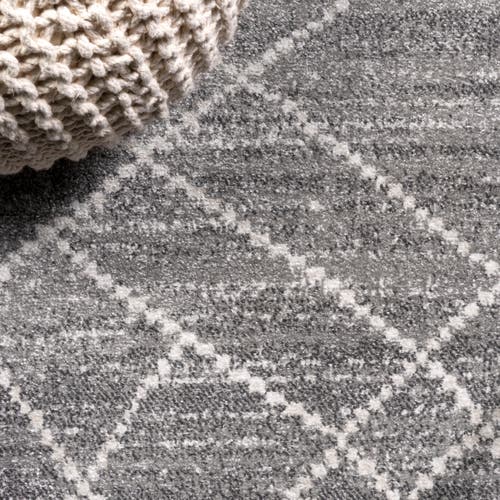 Shop Jonathan Y Asilah Moroccan Modern Diamond Area Rug In Gray