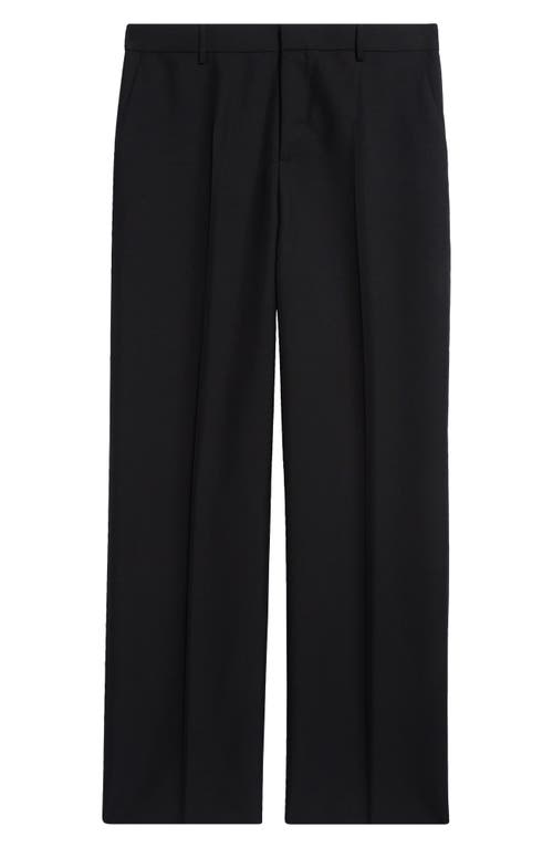 Shop Versace Wool & Mohair Dress Pants In Black