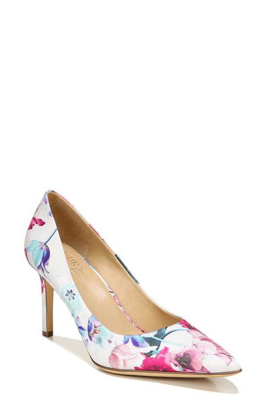 Naturalizer Anna Pointed Toe Pump In Pink Floral Fabric
