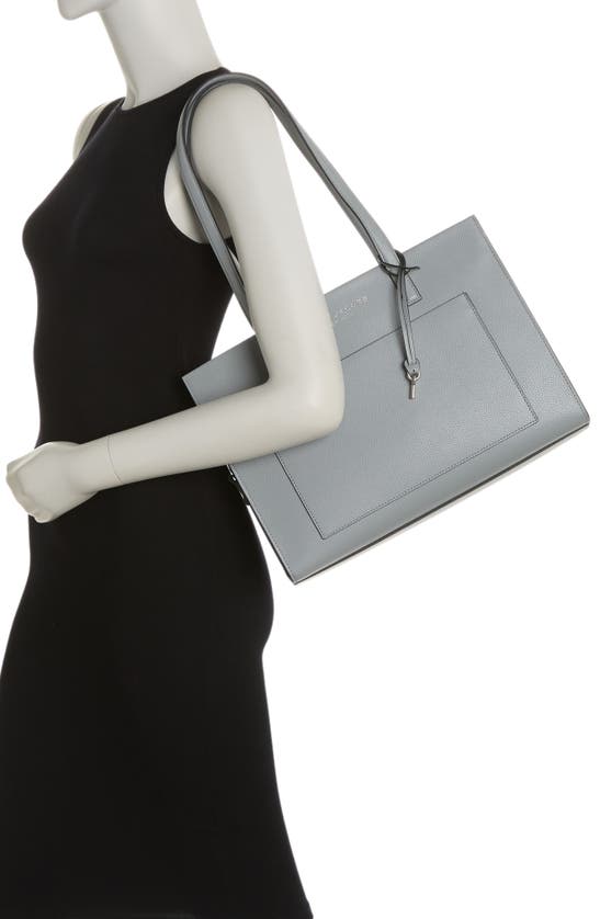 MARC JACOBS MARC JACOBS LEATHER WORK TOTE BAG