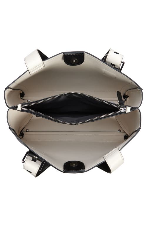 Shop Calvin Klein Lowen Tote Bag In Black/white