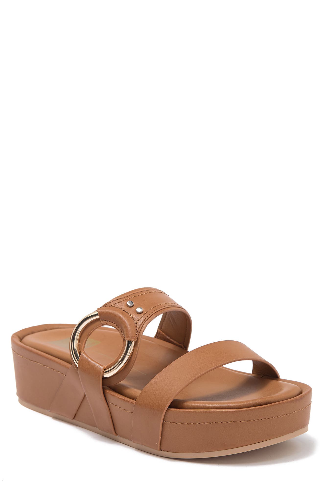 brown platform slides