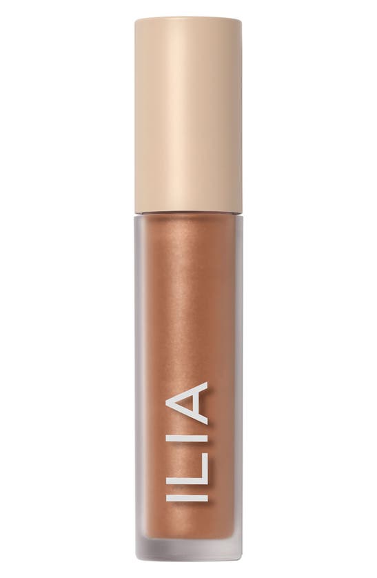 Shop Ilia Liquid Powder Chrome Eye Tint Liquid Eyeshadow In Burnish- Golden Copper Pearl