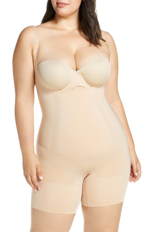 SPANX OnCore Open-Bust Mid-Thigh Bodysuit at Nordstrom,