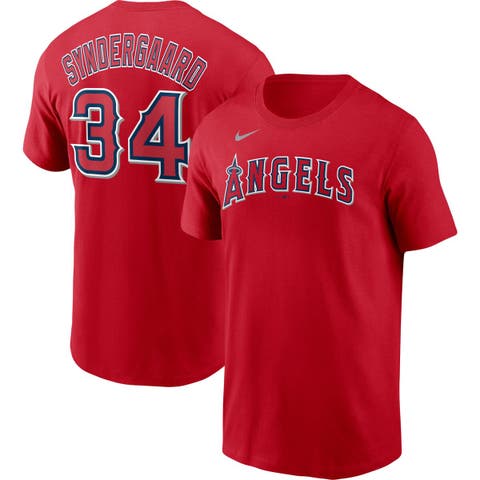 Men's Los Angeles Angels Shohei Ohtani Fanatics Branded Red 2021 AL MVP T- Shirt