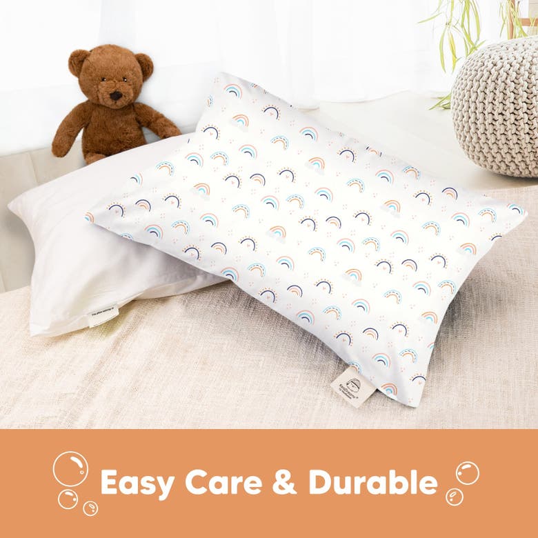 Keababies Printed Toddler Pillowcase 13x18" In Jolly Rainbow