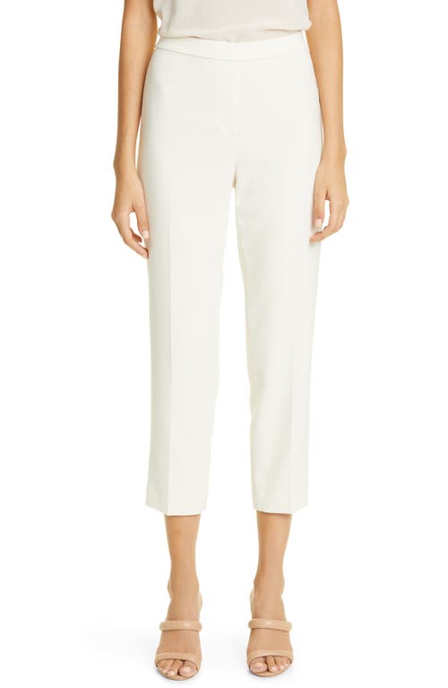 Theory Treeca Pull-On Trousers in Rice - Y0C
