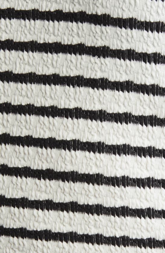 Loveappella Stripe Tank In Black/ Nat