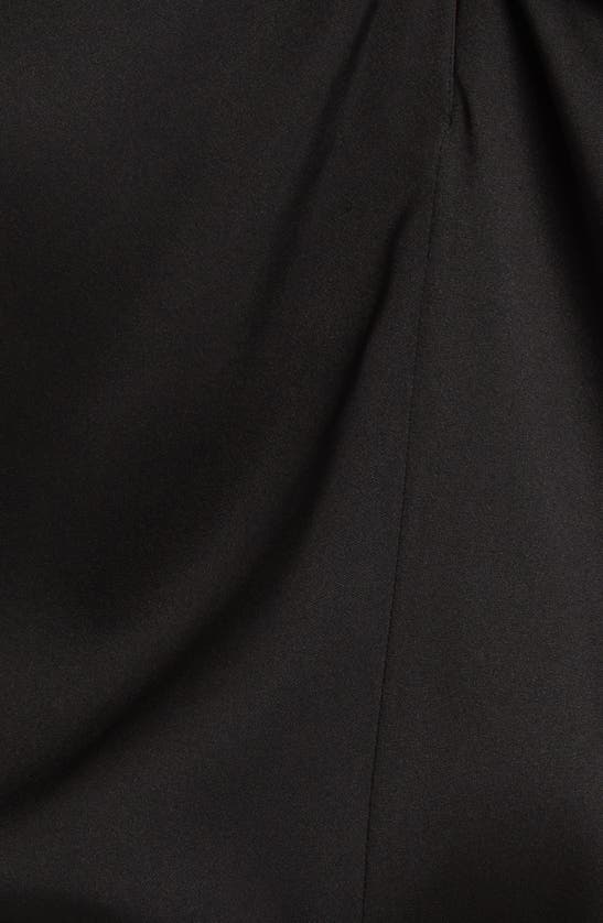 Shop Hugo Boss Bidinta Silk Blend Top In Black