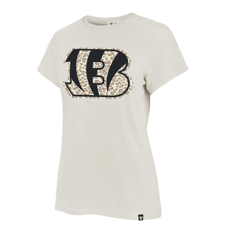 Shop 47 ' Cream Cincinnati Bengals Panthera Frankie T-shirt