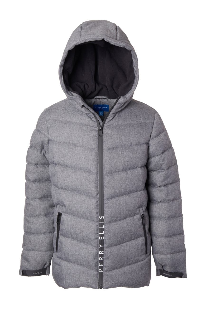 Perry Ellis | Quilted Faux Fur Lined Parka | Nordstrom Rack