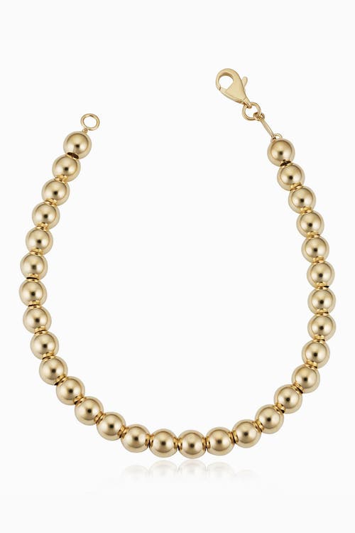 Oradina Women's 14k Yellow Gold Have A Ball Bracelet In Yellow Gold
