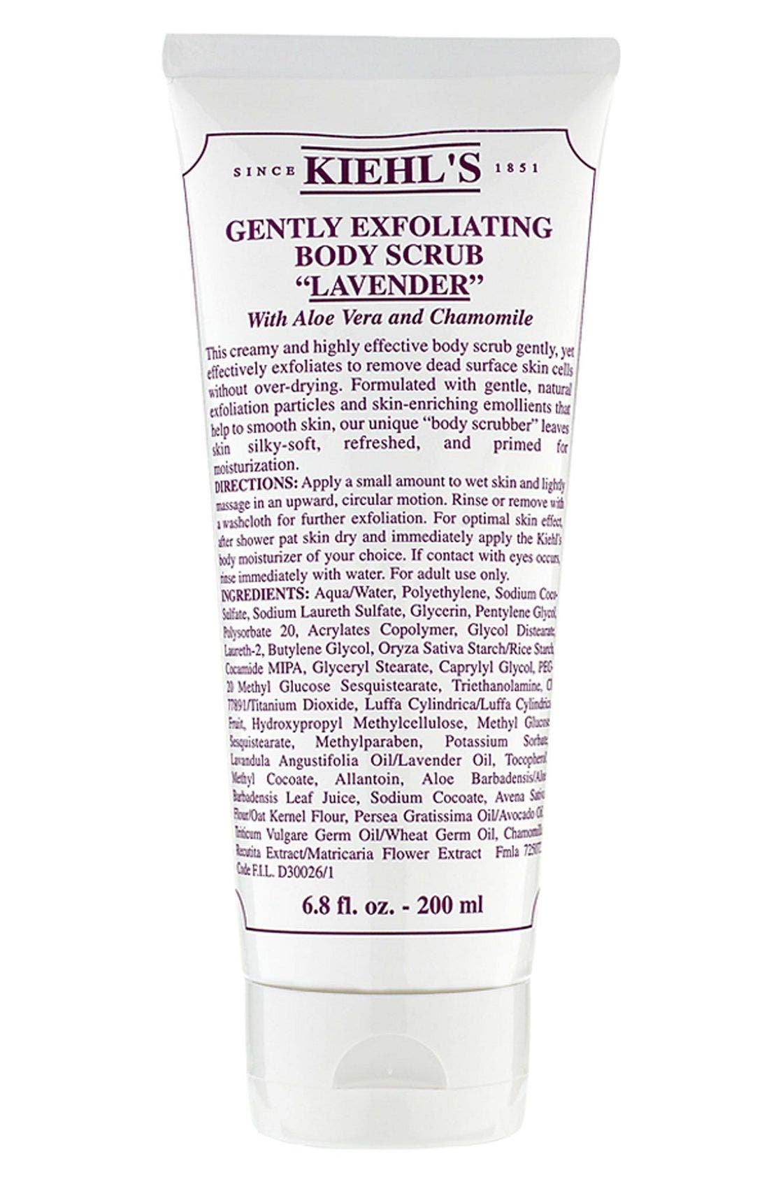 Kiehl's Since 1851 Gentle Exfoliating Body Scrub (Lavender) Nordstrom