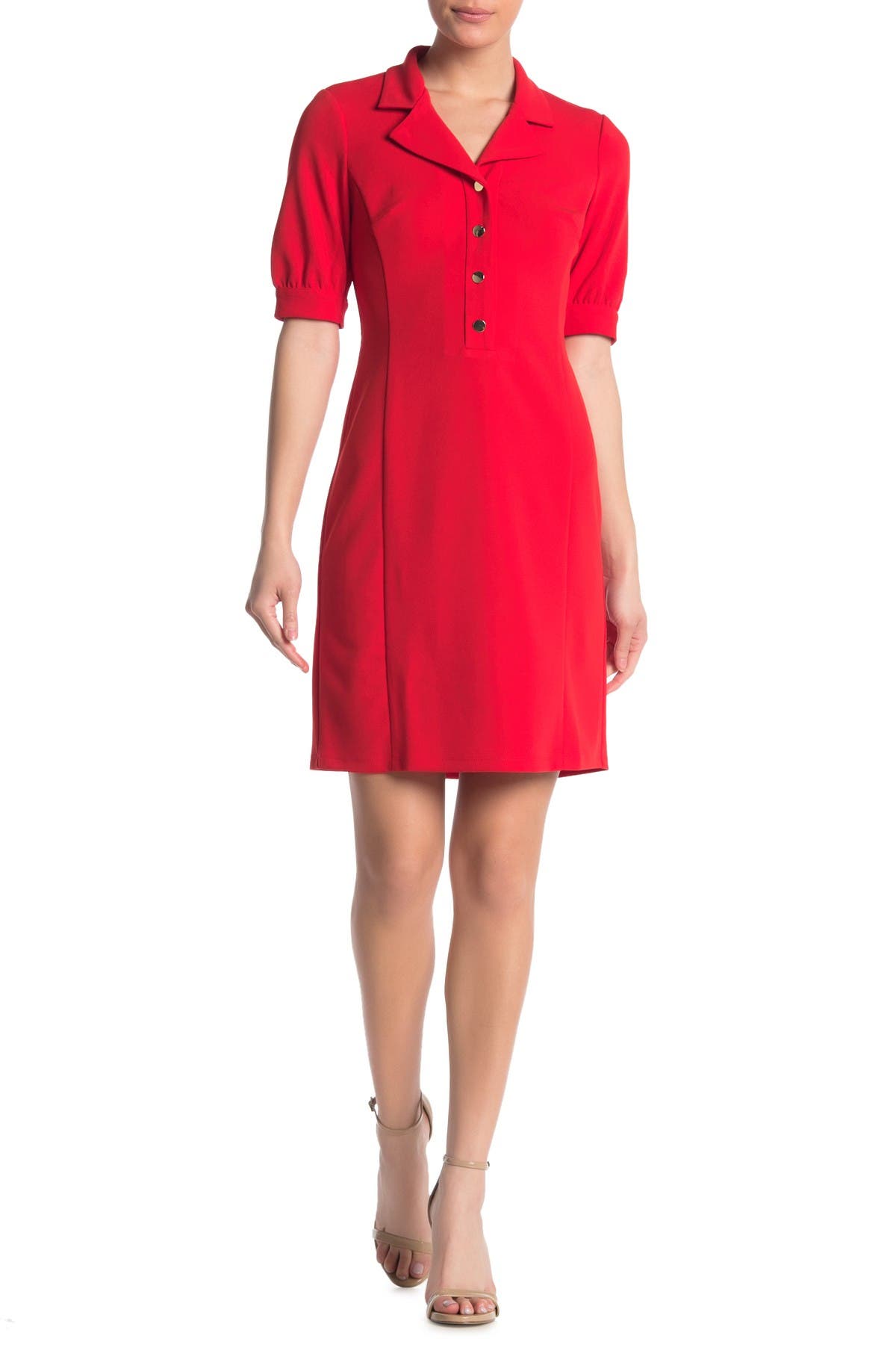 collared shirt dress