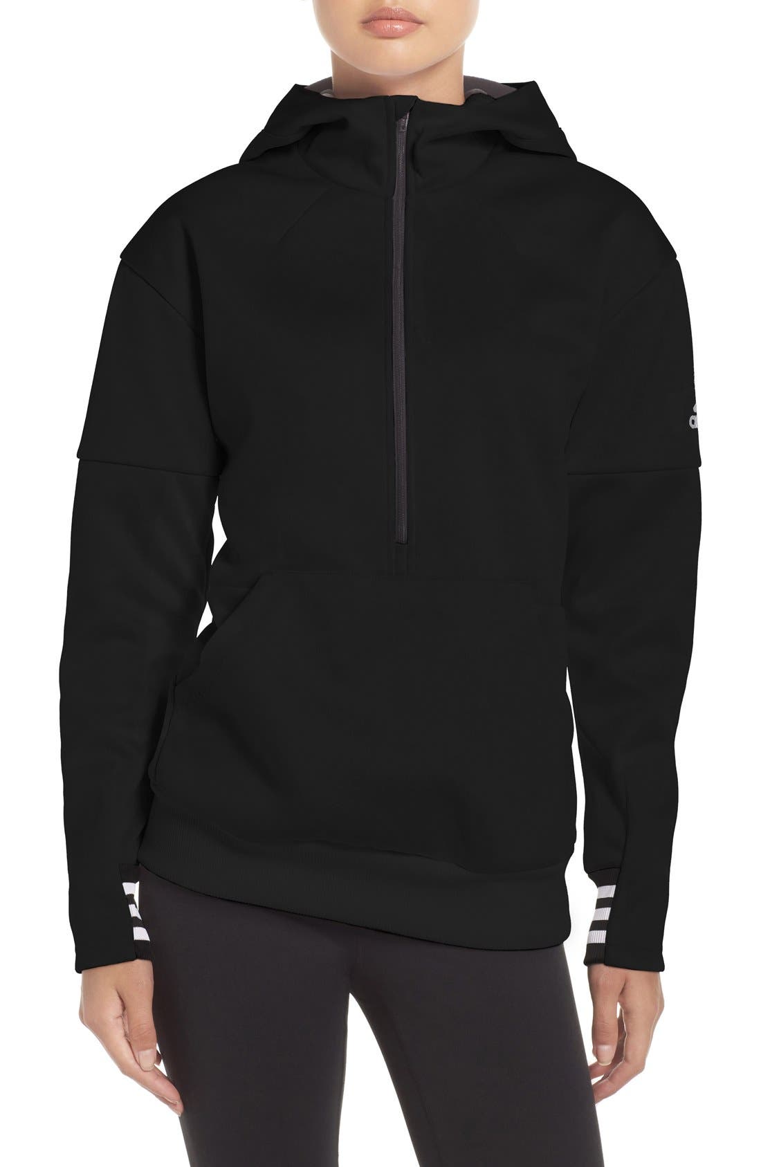 adidas sport id fleece hoodie