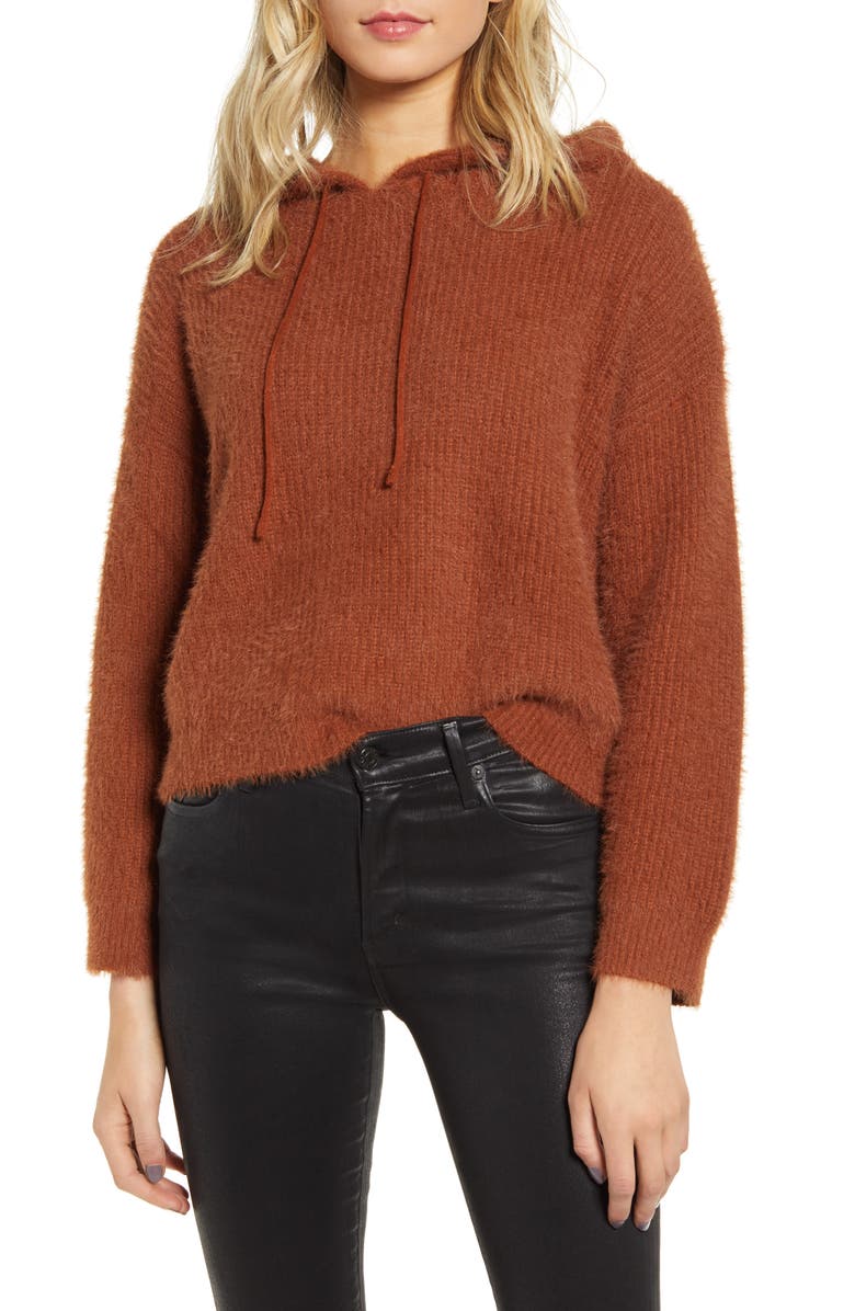 MINKPINK Fluffy Hooded Sweater | Nordstrom