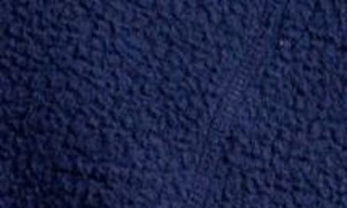 Halfdays Pieper Water Repellent Recycled Polyester Fleece Quarter Zip Top In Navy