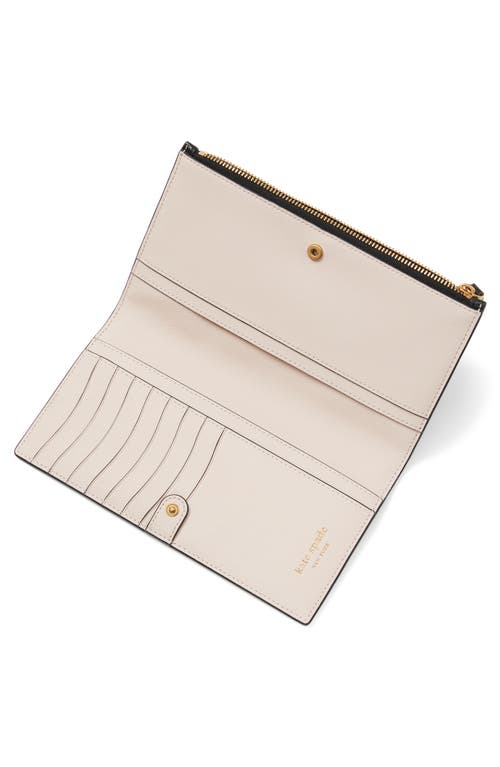 Kate Spade Morgan Saffiano Leather Bifold Wallet In Black