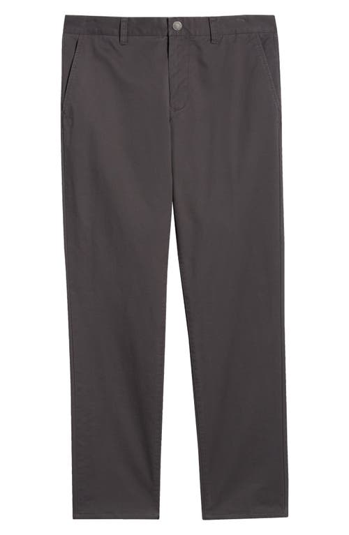 Shop Bonobos Flat Front Stretch Cotton Chinos In Black Oyster