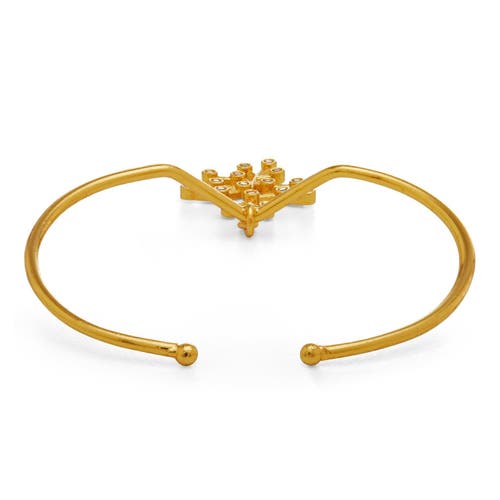 Dhwani Bhansal Auro Bracelet In Gold Plated