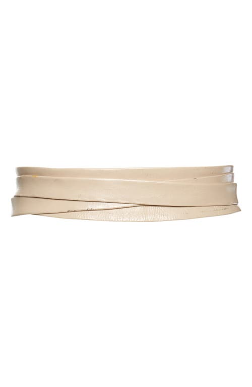 Leather Wrap Belt in Vogue