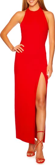 Susana monaco halter clearance dress