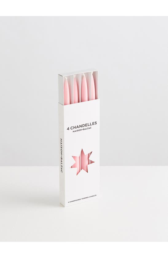 MAISON BALZAC SET OF 4 TAPERED CANDLES