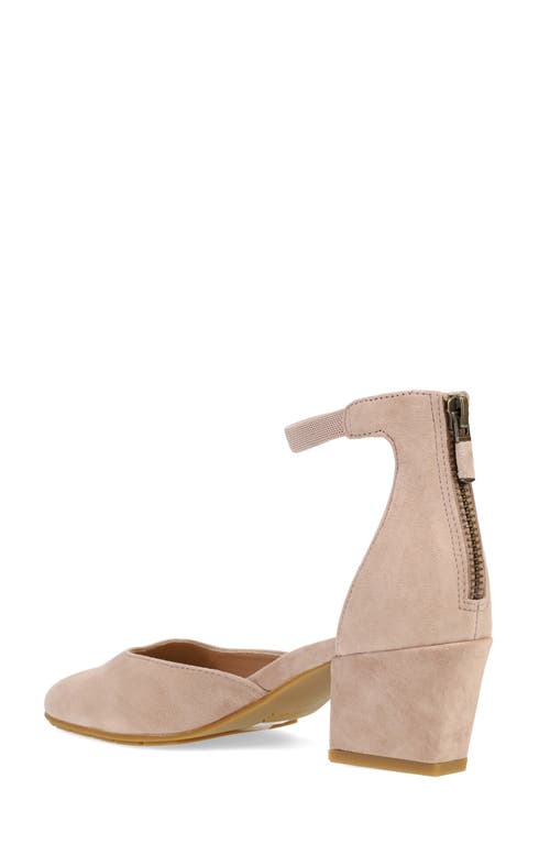 Eileen Fisher Veery Ankle Strap Pump In Earth