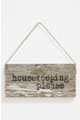 'Housekeeping Please' Repurposed Wood Sign | Nordstrom
