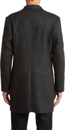 Billy Reid Wool Blend Herringbone Tweed Coat Nordstrom