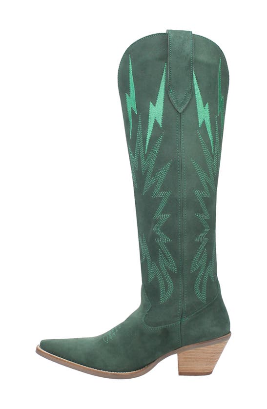 Shop Dingo Thunder Road Cowboy Boot In Green