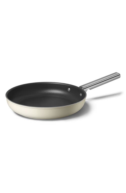 smeg 11-Inch Nonstick Frying Pan in Matte Cream
