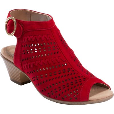 Earth Carson Hamden Sandal W - Red