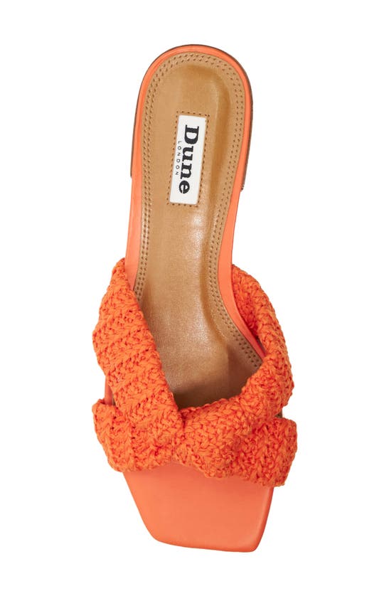Shop Dune London Laize Sandal In Orange