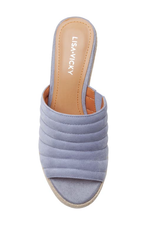 Shop Lisa Vicky Gogo Platform Wedge Sandal In Lavender