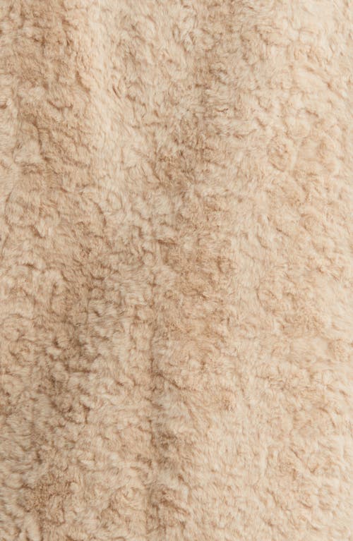 Sam Edelman Longline Faux Fur Vest In Natural