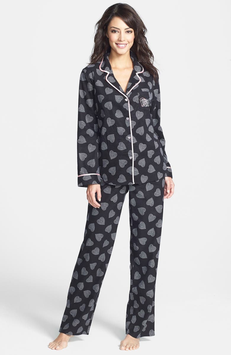 Betsey Johnson Flannel Pajamas | Nordstrom
