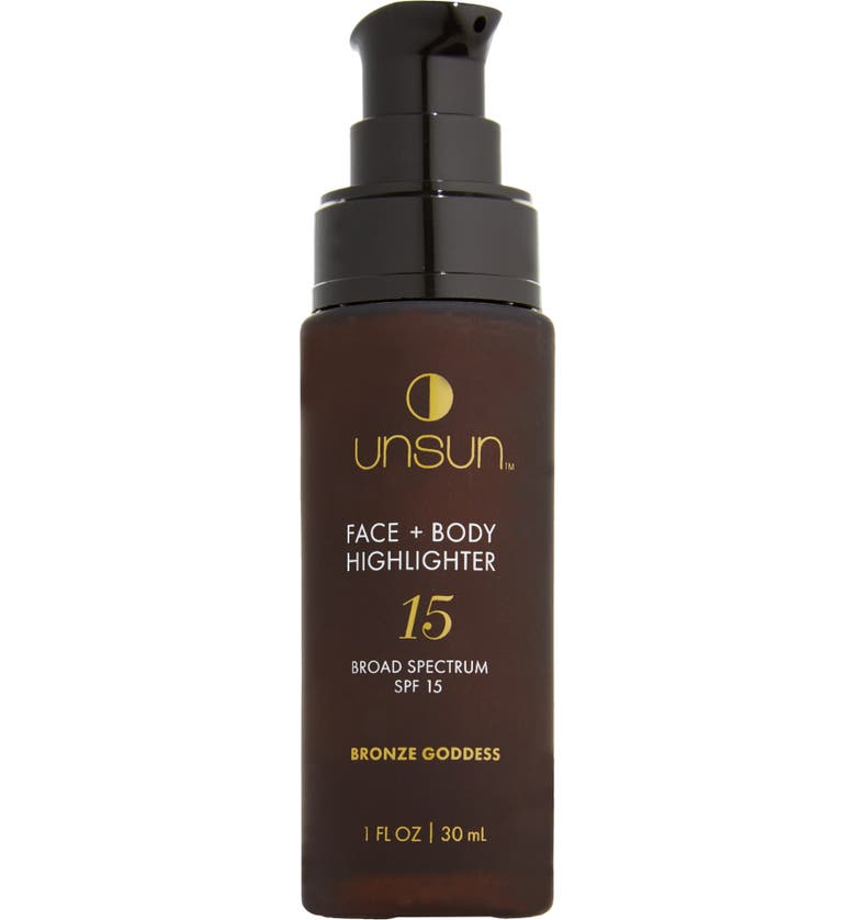 UNSUN Face + Body Highlighter Broad Spectrum SPF 15 Sunscreen