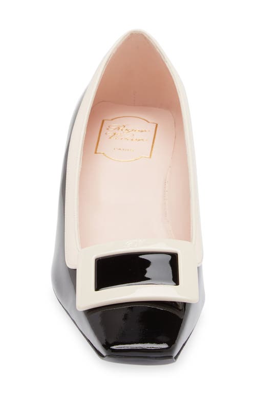 Shop Roger Vivier Belle Vivier Buckle Pump In Nero/cire