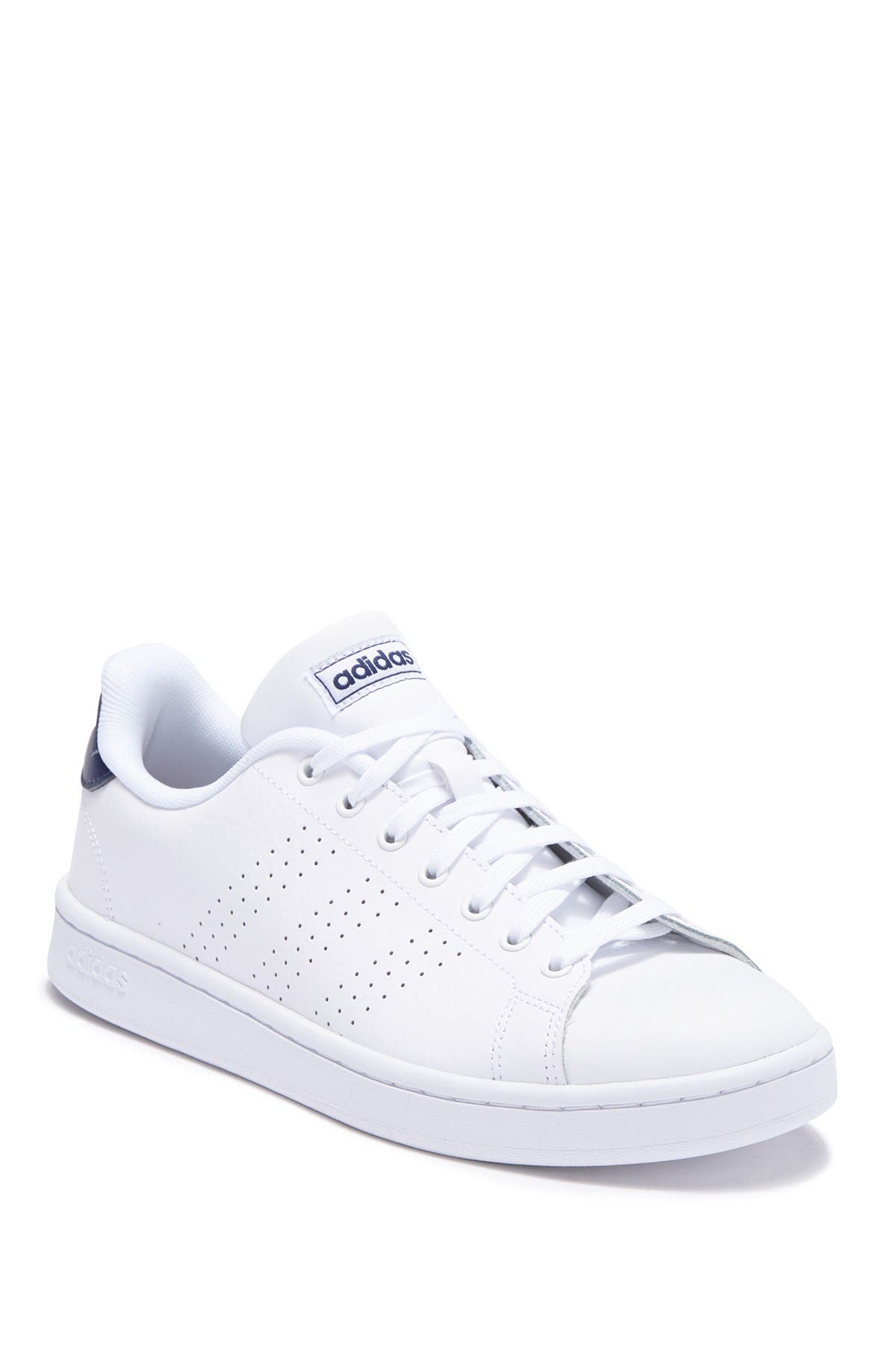 adidas leather white sneakers