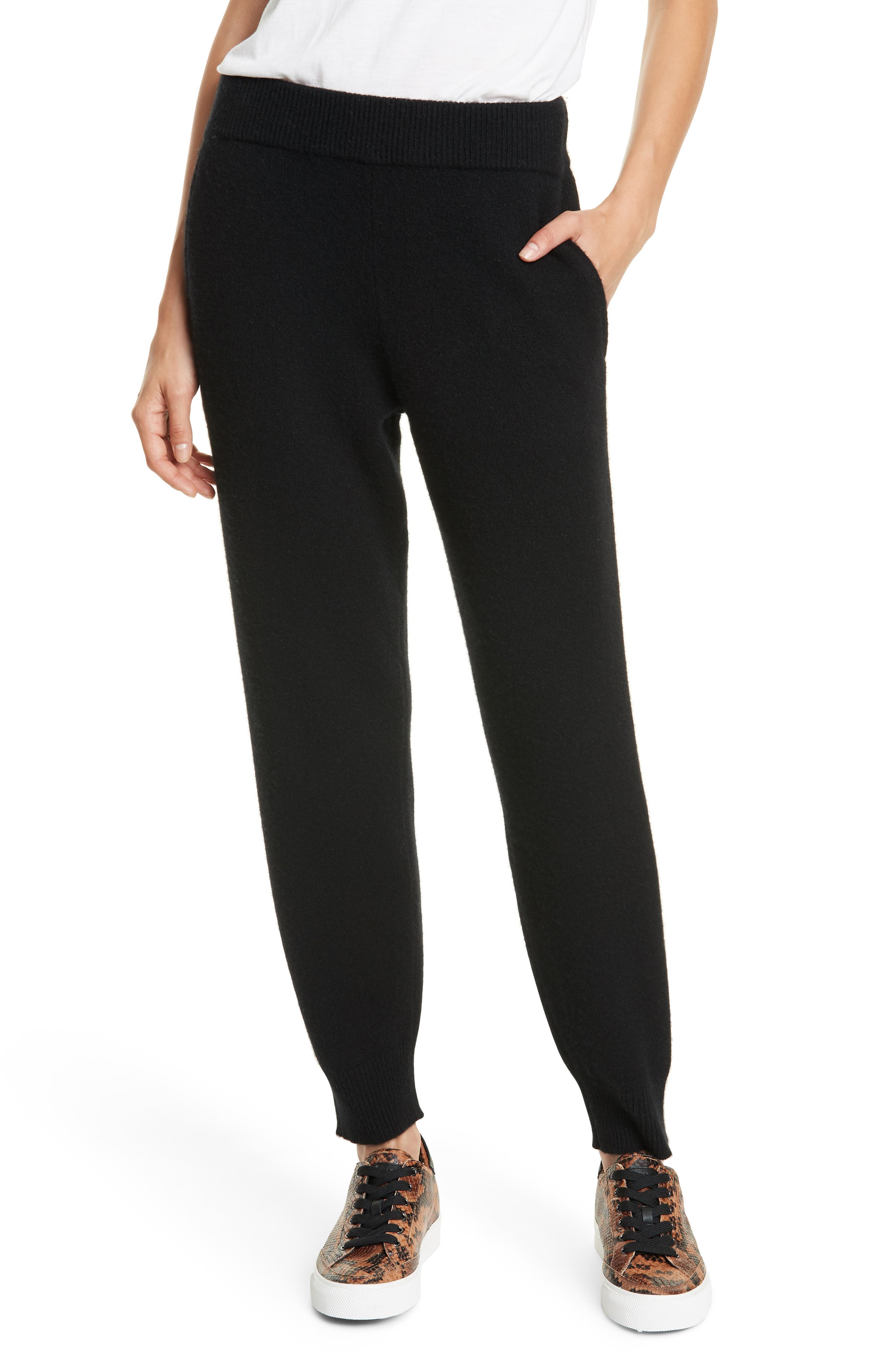 womens cashmere joggers